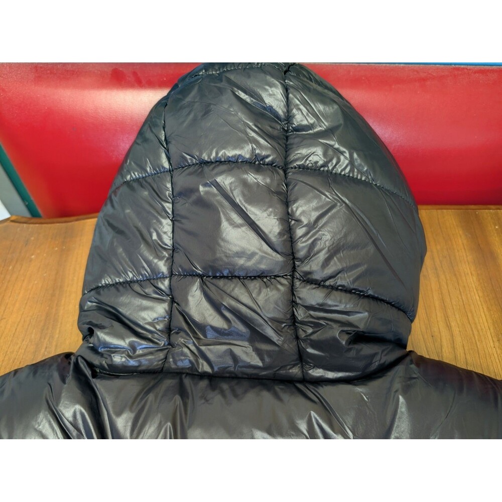 NEW Nike Quilted Puffer Jacket Men’s 3XL Black Hooded Full Zip 3X - Picture 13 of 16